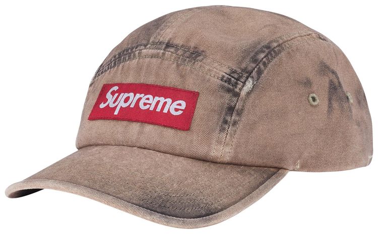 Supreme Overdyed Camp Cap Tan