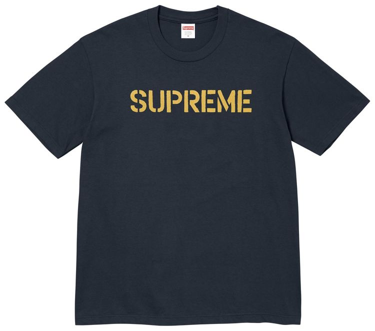 Supreme Hard Tee Navy