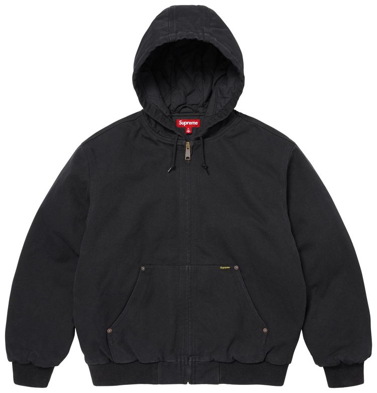 Supreme x The Misfits Hooded Work Jacket Black