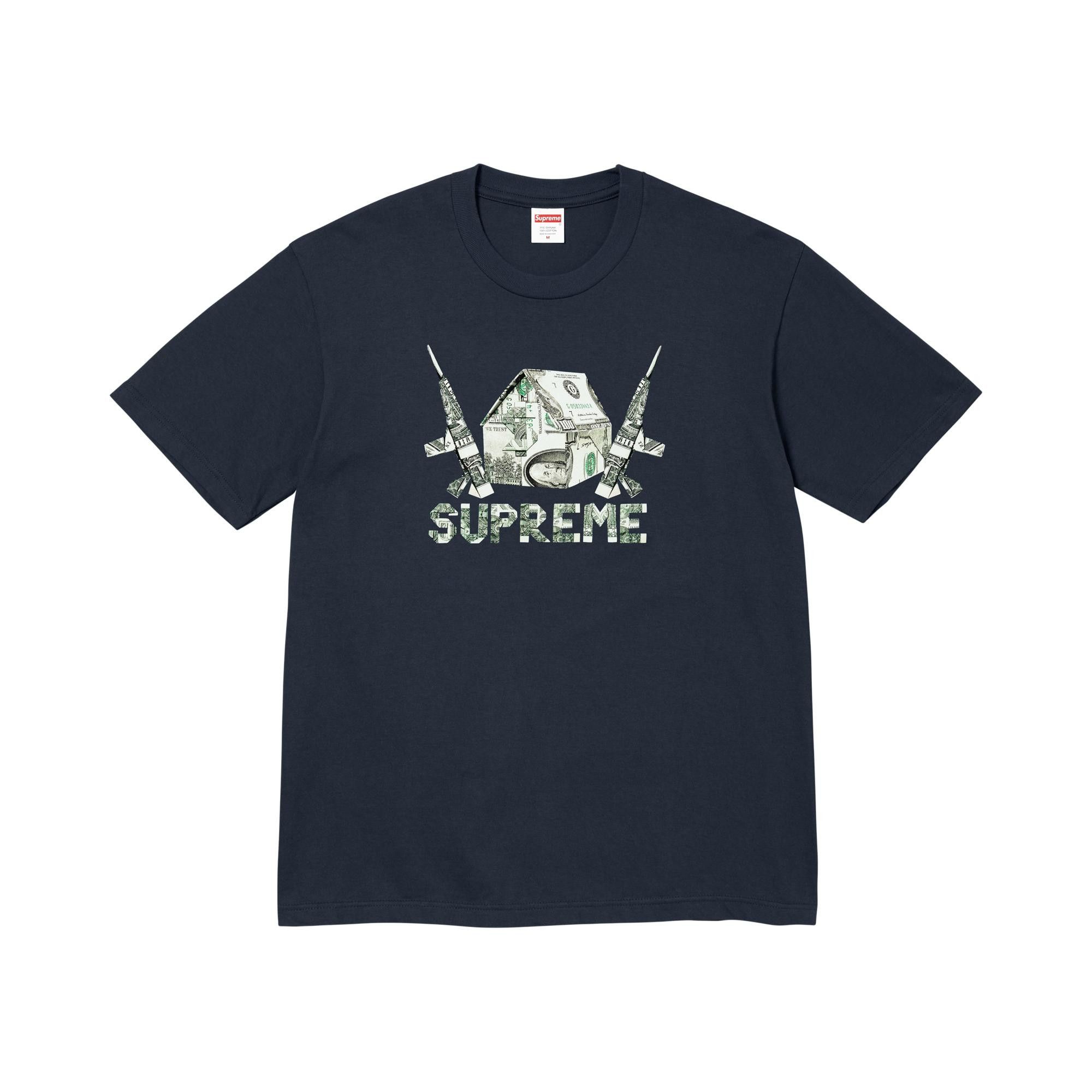 Buy Supreme Origami Tee 'Navy' - SS26T24 NAVY | GOAT