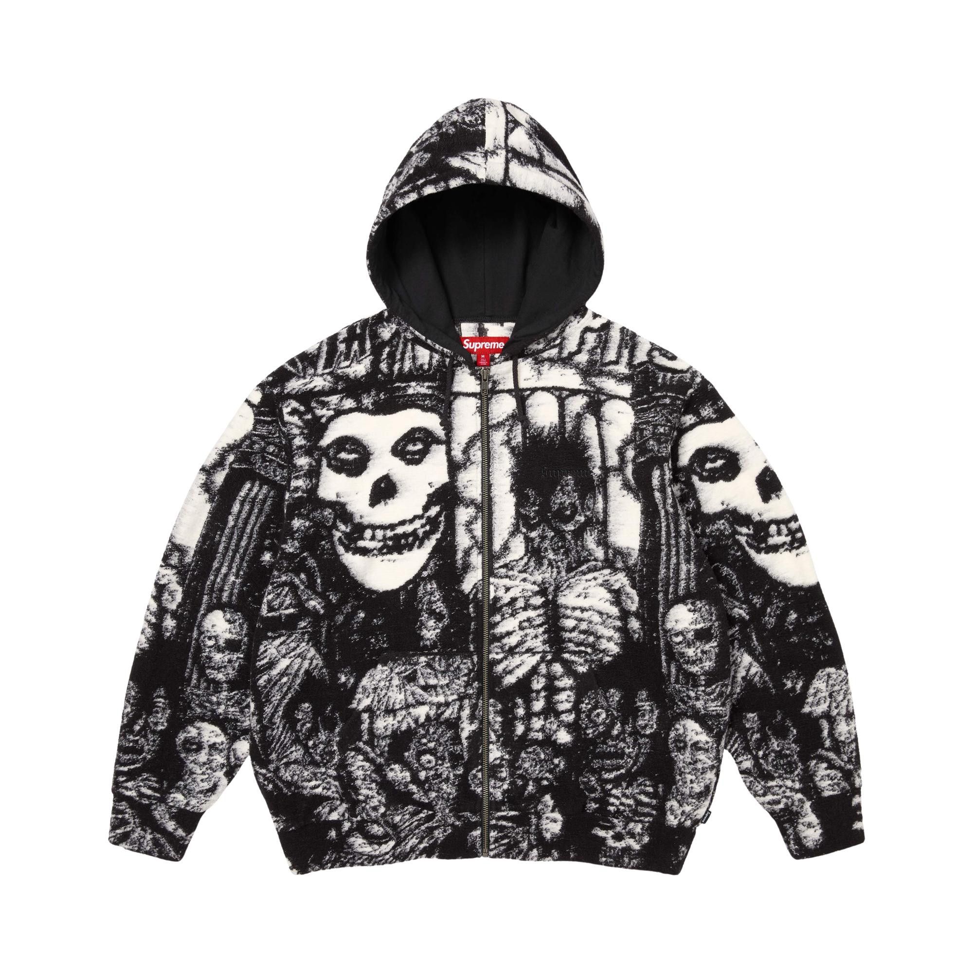 Buy Supreme x The Misfits Zip Up Hooded Sweater 'Black' - SS26SK24