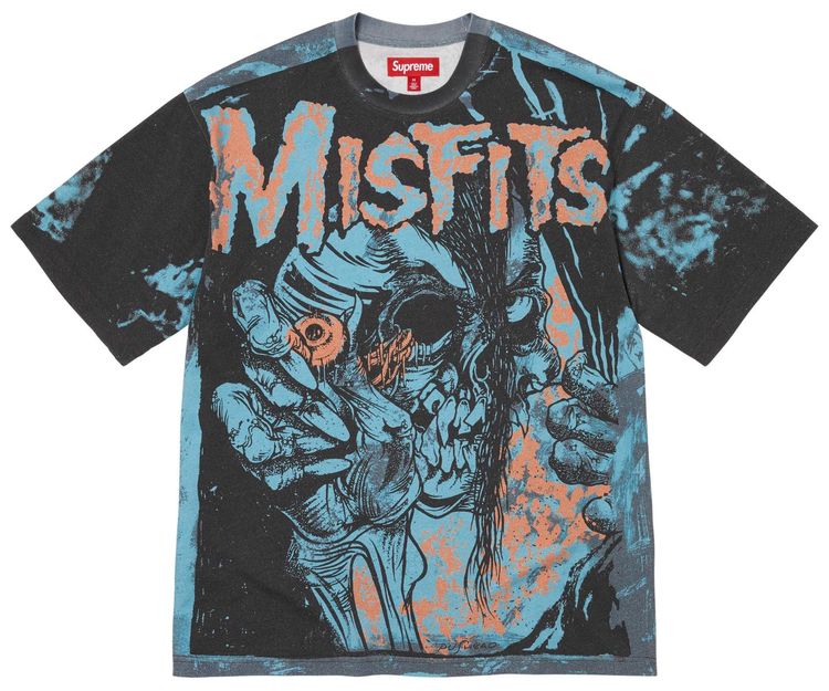 Supreme x The Misfits Short Sleeve Top Blue