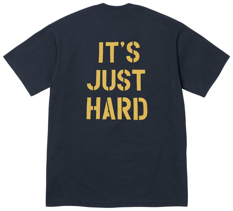 Supreme Hard Tee Navy