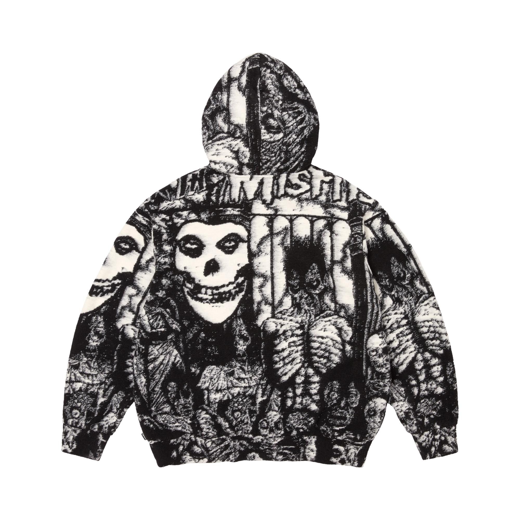 Buy Supreme x The Misfits Zip Up Hooded Sweater 'Black' - SS26SK24