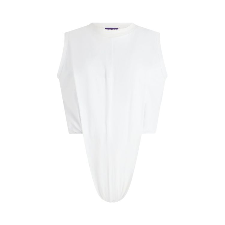 Jean Paul Gaultier Cotton Twisted Tee Body White
