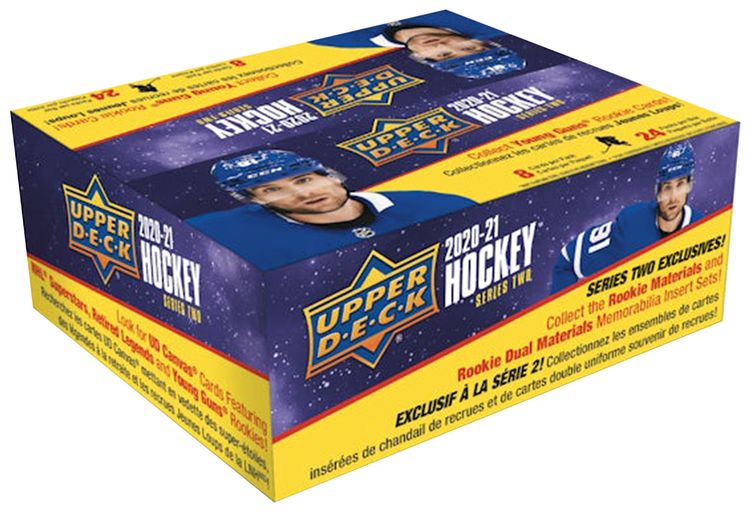 2020 21 Upper Deck Series Two Hockey Retail Box