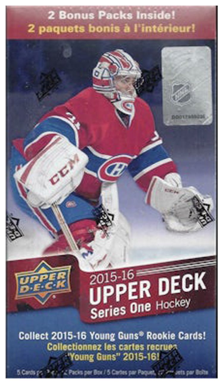 2015 16 Upper Deck Series One Hockey Blaster Box