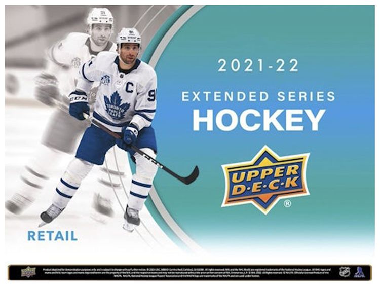 2021 22 Upper Deck Extended Series Hockey Retail Box 24 Packs