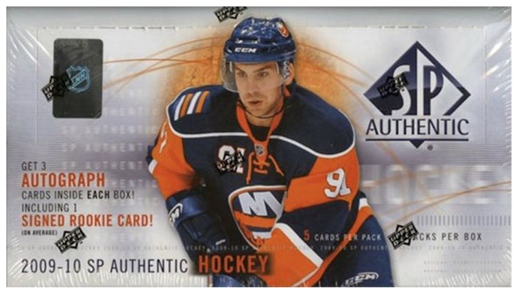 2009 10 Upper Deck Sp Authentic Hockey Hobby Box