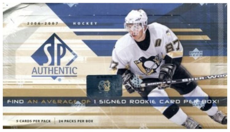 2006 07 Upper Deck Sp Authentic Hockey Hobby Box
