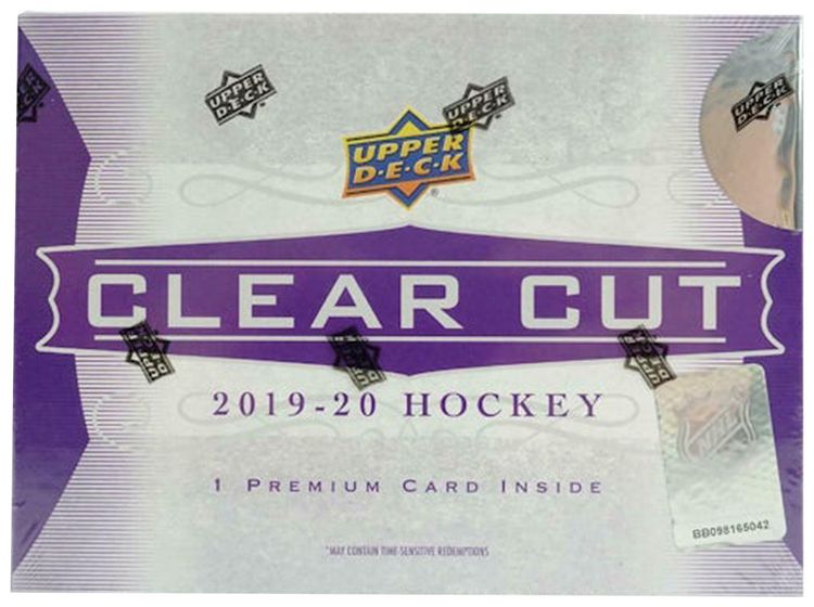 2019 20 Upper Deck Clear Cut Hockey Hobby Box