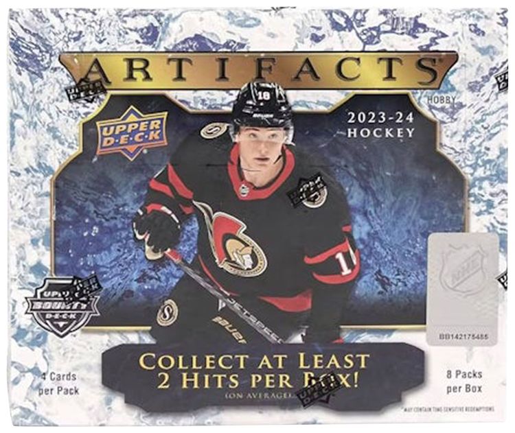 2023 24 Upper Deck Artifacts Hockey Hobby Box