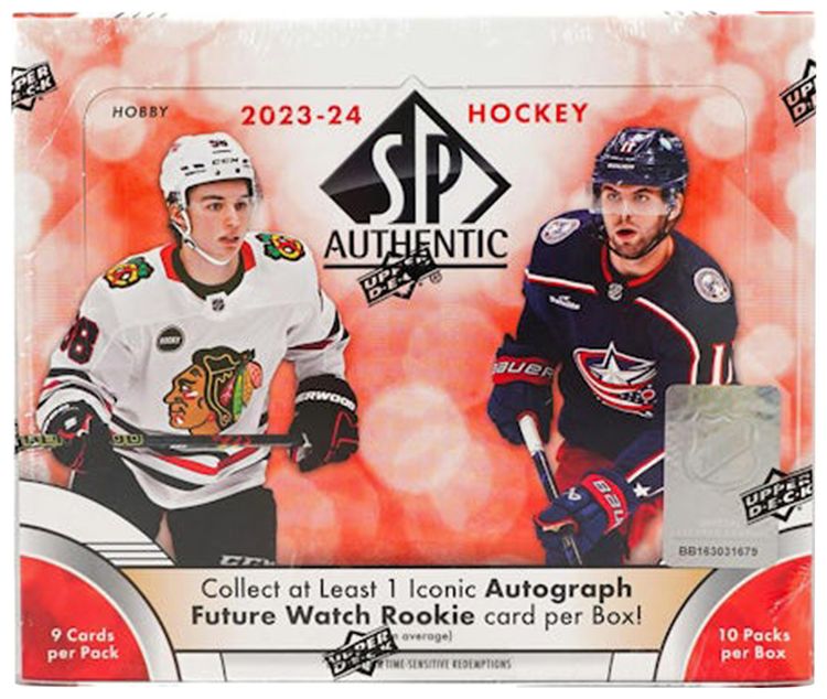 2023 24 Upper Deck Sp Authentic Hockey Hobby Box