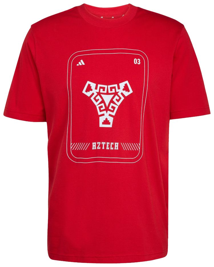 Adidas Mexico Dna T Shirt Better Scarlet