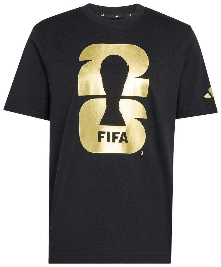 Adidas FIFA World Cup 26 Official Emblem T Shirt Black