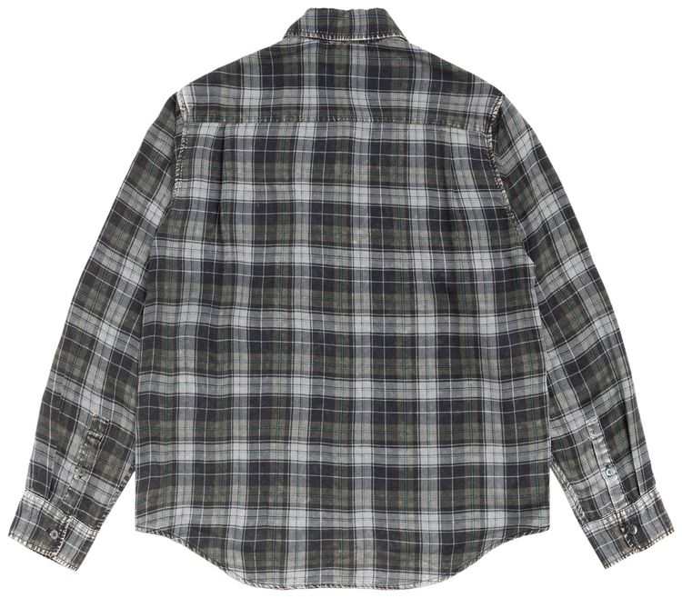 Stussy Matthew Plaid Shirt Charcoal