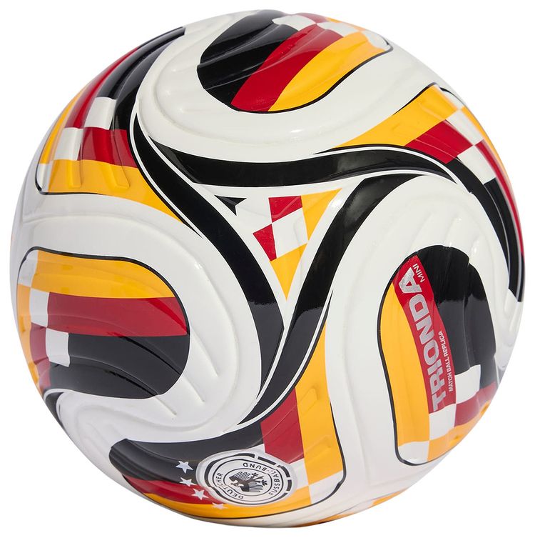 Adidas Trionda Germany Home Mini Ball WhiteTeam Power RedCollegiate Gold