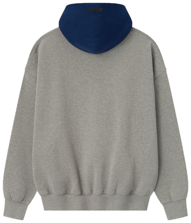Fear of God Essentials x NBA Sports Fit Hoodie Concrete HeatherEstate Blue