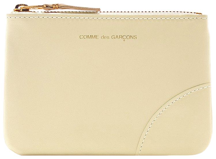 Comme des Garcons Classic Leather Line Wallet White