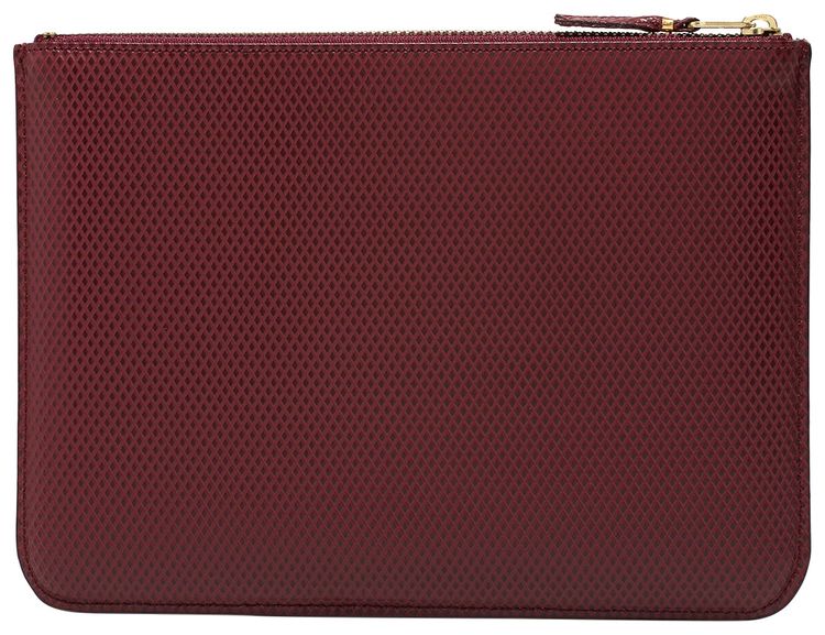 Comme des Garcons Luxury Pouch Wallet Burgundy