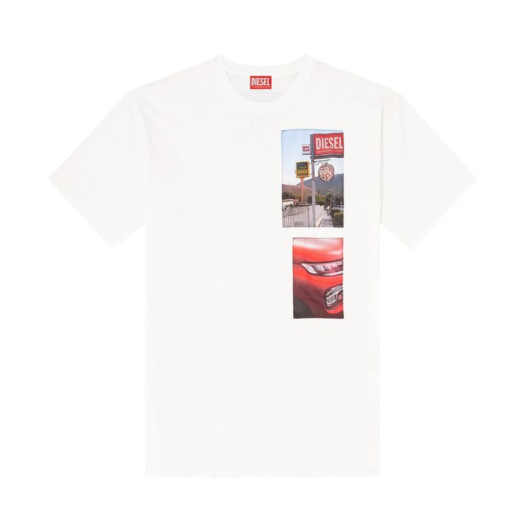 Diesel T Boxt T3 Tee White