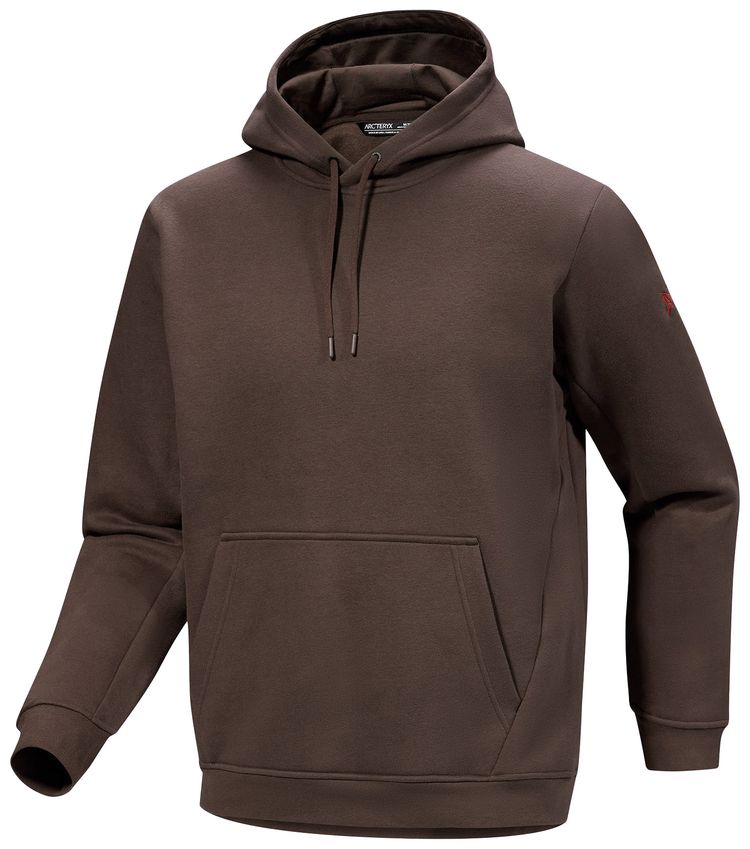 Arcteryx Emblem Fleece Hoodie Brown