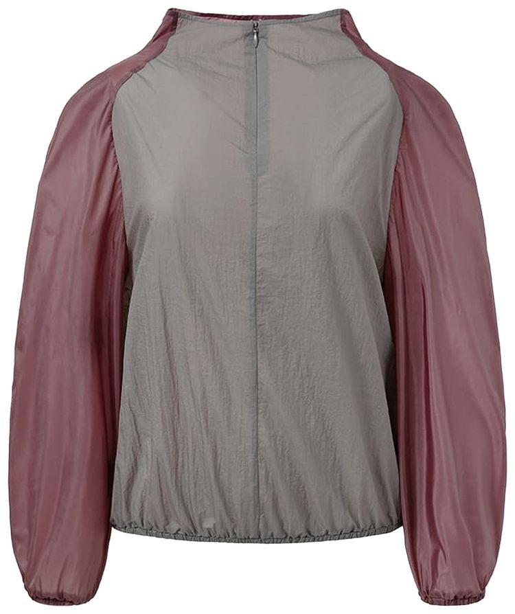 Amomento Sheer Nylon Two Way Top Jacket Purple