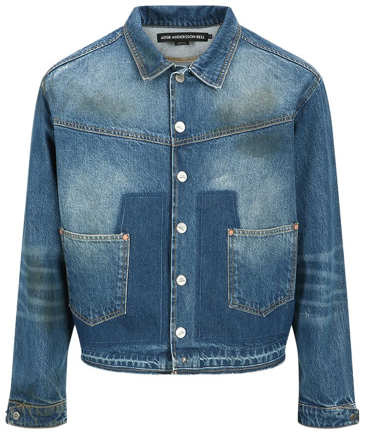 Andersson Bell Rodeo Motorcycle Denim Jacket Blue