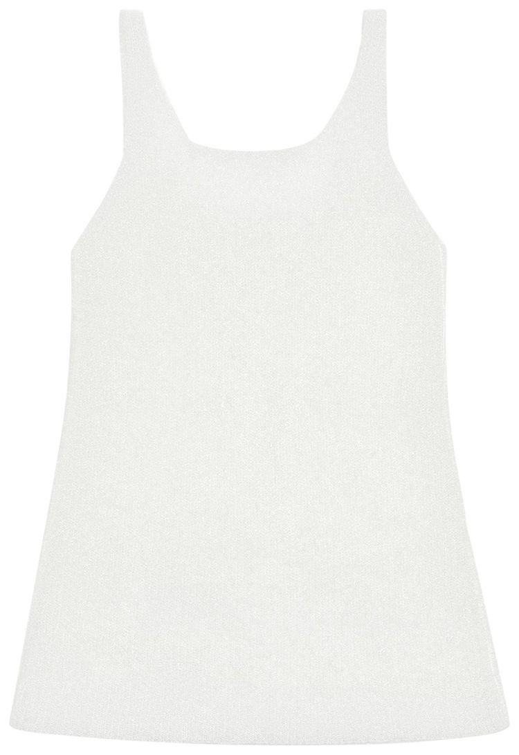 Amomento Hairy Layered Dress White