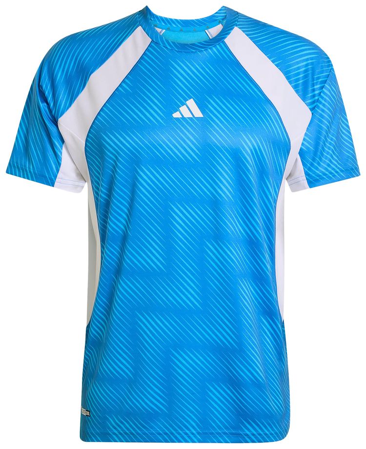 Adidas FIFA World Cup 26 Workout Tech Apparel T Shirt Ray BlueWhiteBlack