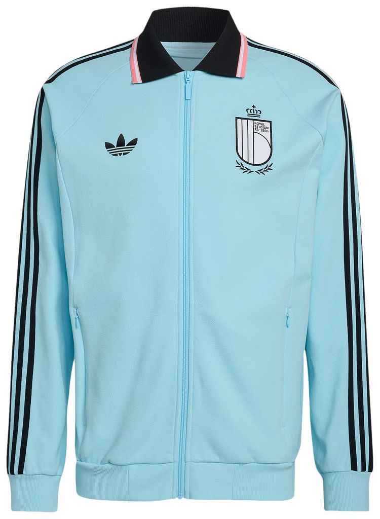Adidas Belgium Away Anthem Jacket Frozen Blue