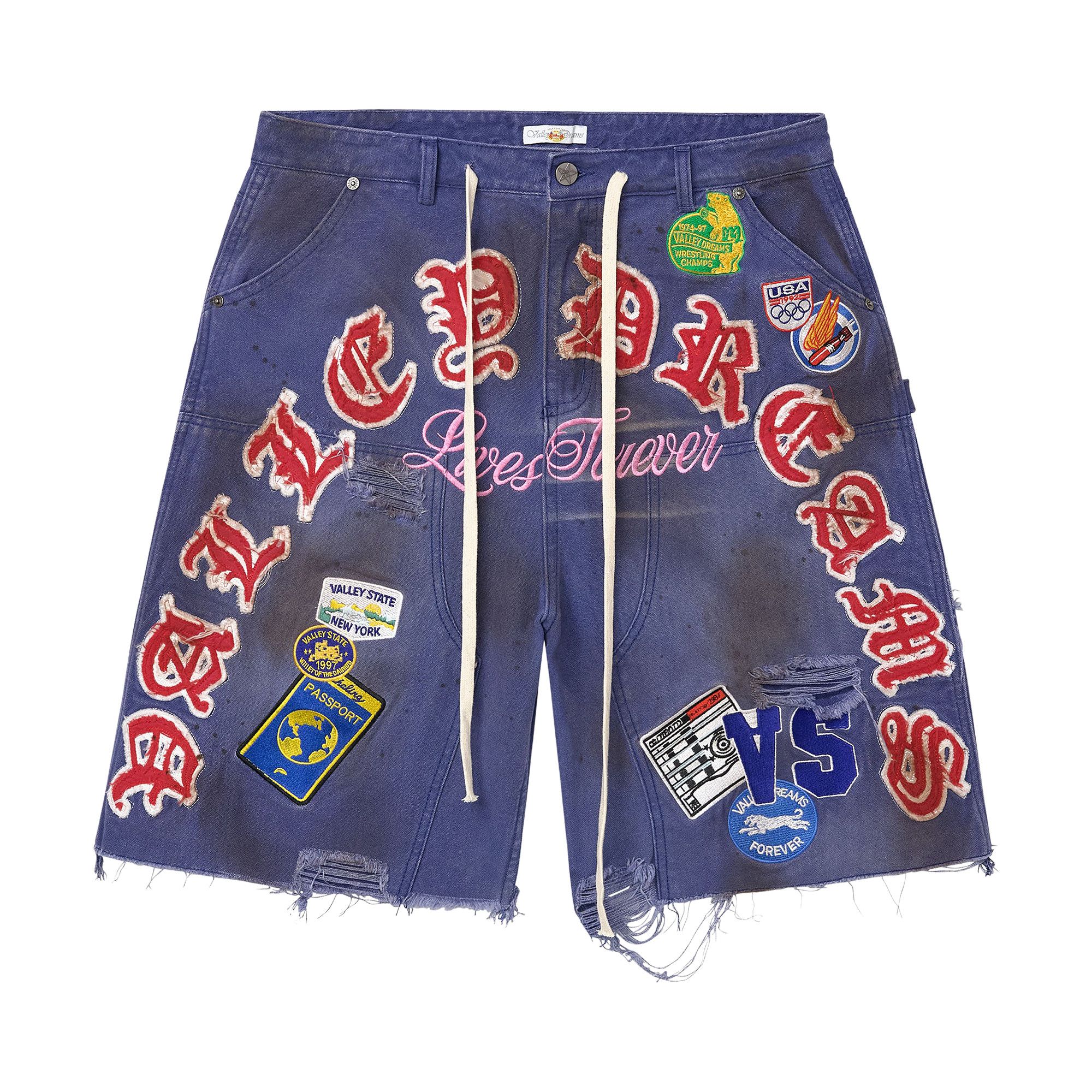 Valum ジョーツ Buy Vale Forever Workshop Jorts 'Blue' - 11451 1SS2605VFWJB BLUE