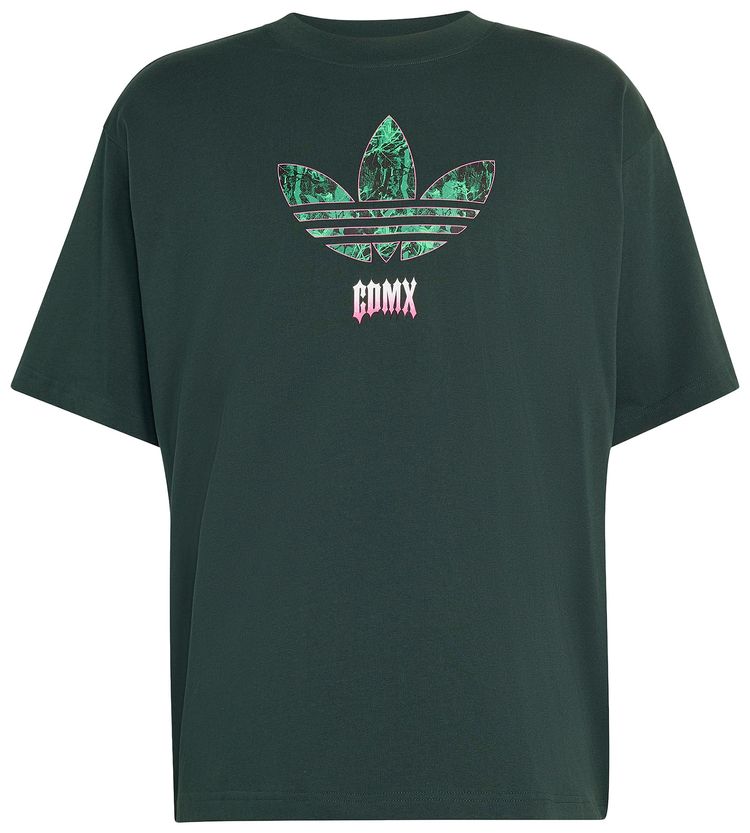 Adidas Originals FIFA World Cup 26 Host City Mexico City Tee Shadow Green  Black
