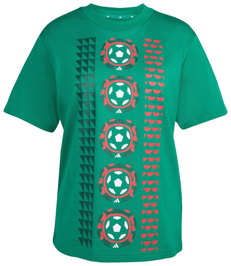 Adidas Mexico Home T Shirt Bold Green
