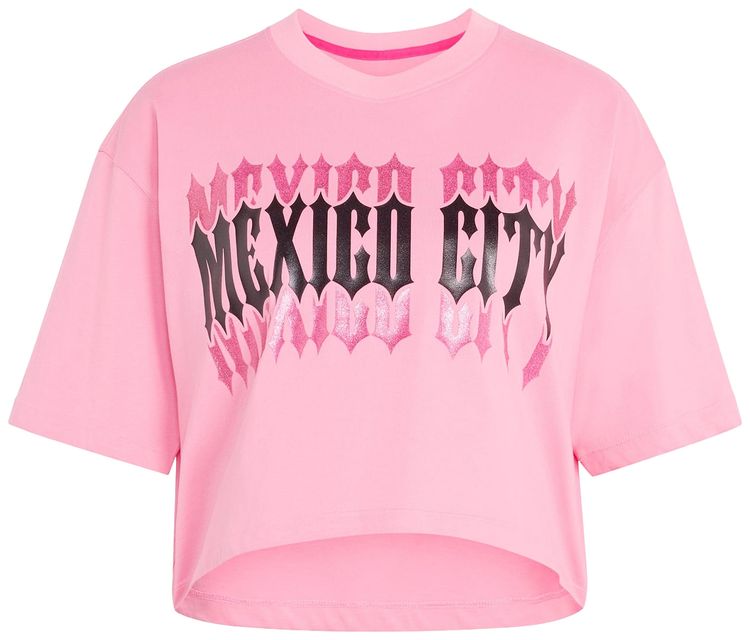 Adidas Originals FIFA World Cup 26 Host City Mexico City T Shirt Bliss Pink