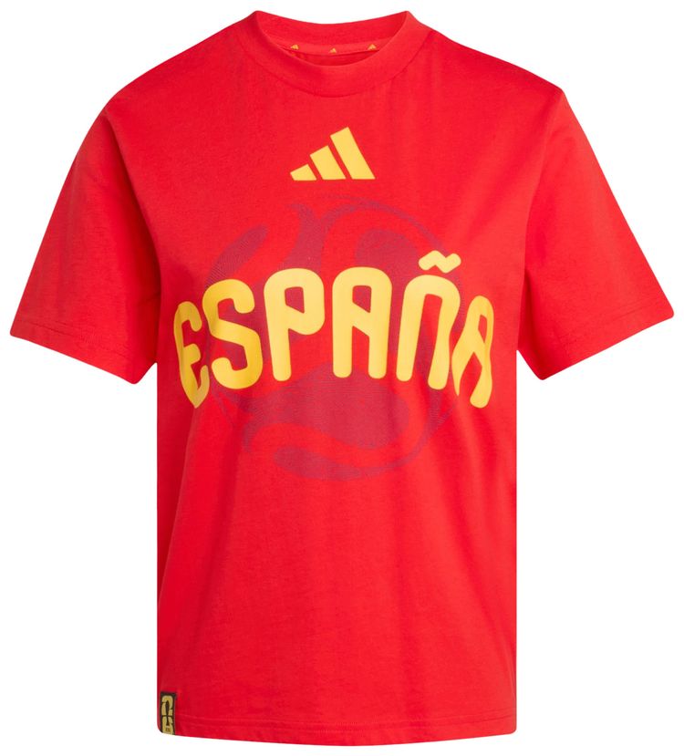 Adidas FIFA World Cup 26 Spain T Shirt Vivid Red