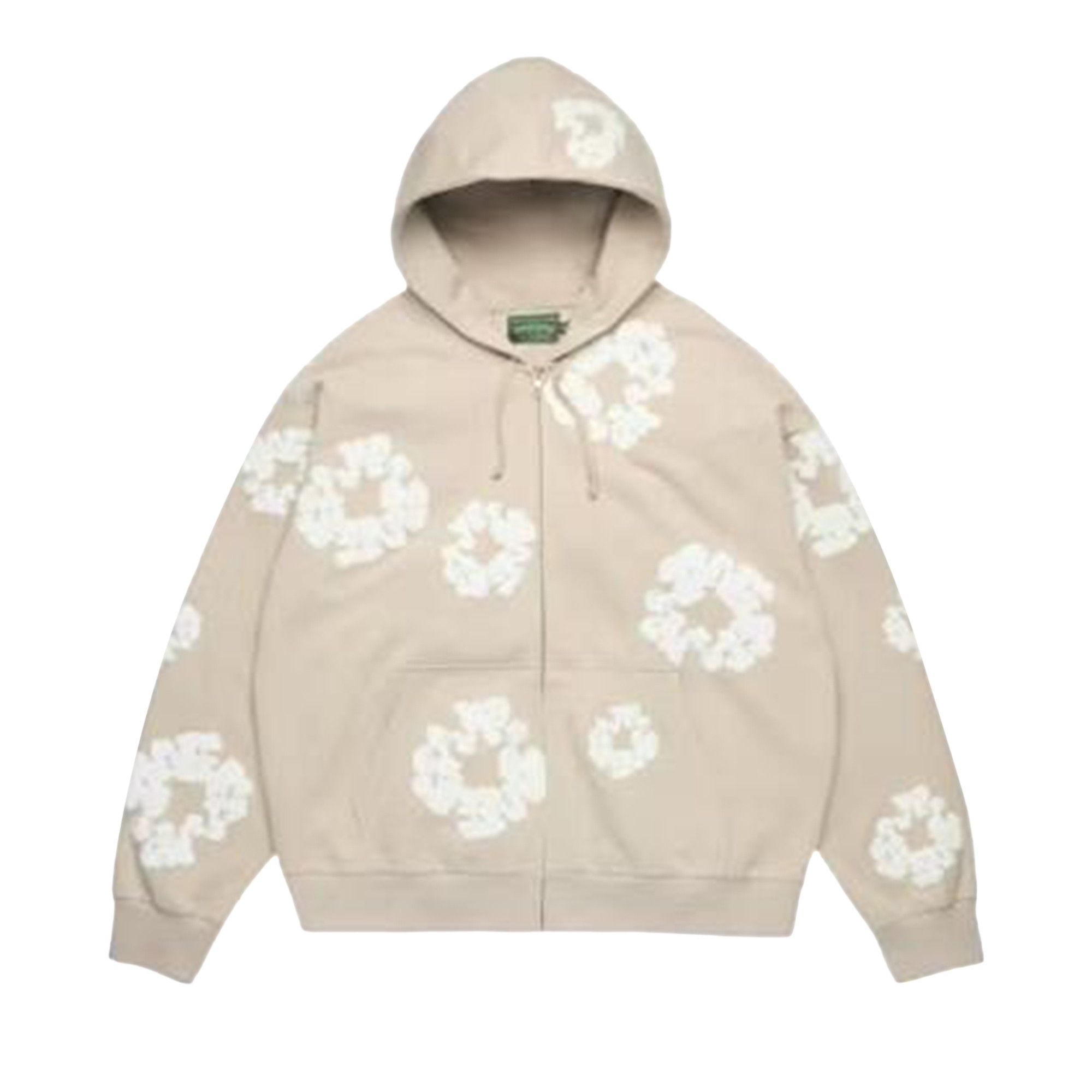 Buy Denim Tears Cotton Wreath Zip Hoodie 'Cream' - SS26TZH11412546