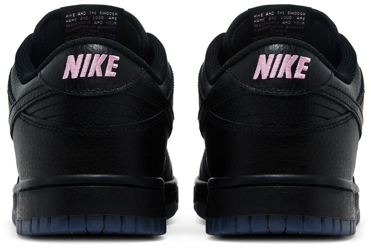 Nike Dunk Low Black Pink Rise