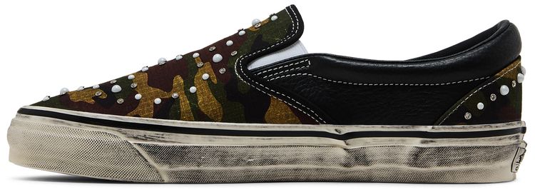 Vans Premium Classic Slip On Pearlized Pack Camo Black