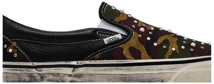 Vans Premium Classic Slip On Pearlized Pack Camo Black