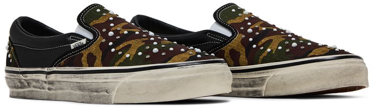 Vans Premium Classic Slip On Pearlized Pack Camo Black