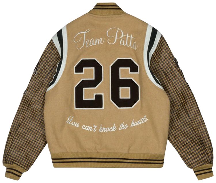 Patta Athletic P Houndstooth Varsity Jacket Starfish