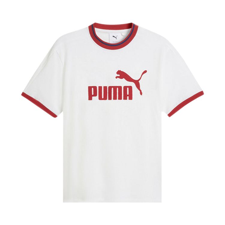 Puma T7 Ringer Tee White