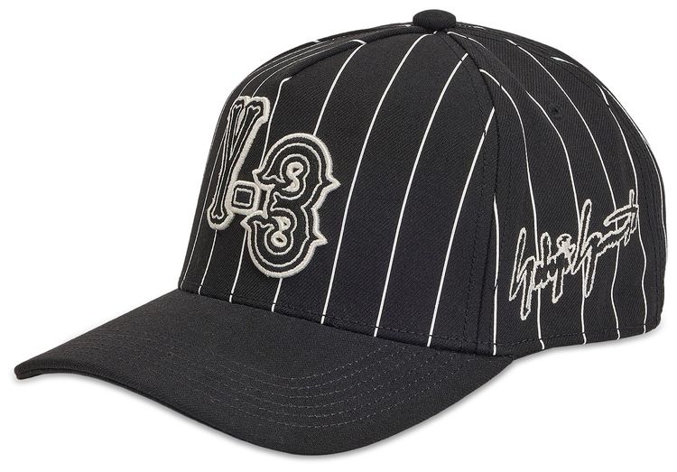 Y 3 Pinstripe Cap Black