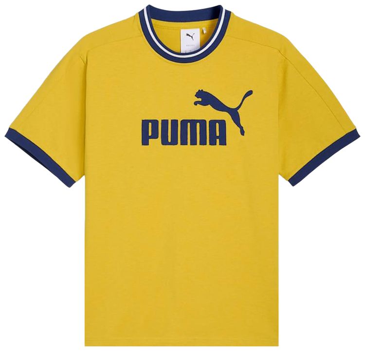 Puma T7 Ringer Tee Dazzling Yellow