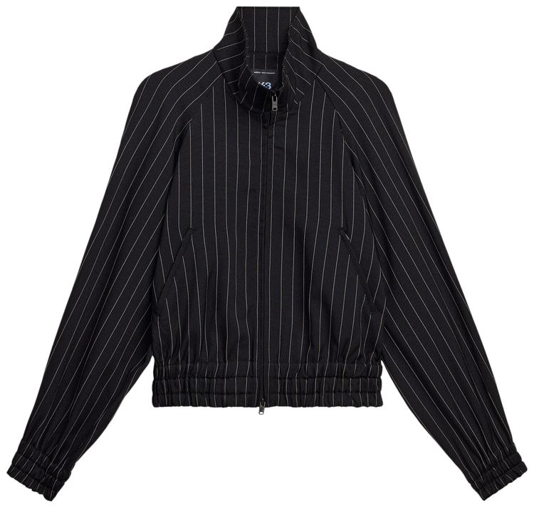 Y 3 Pinstripe Sport Uniform Blouson Black