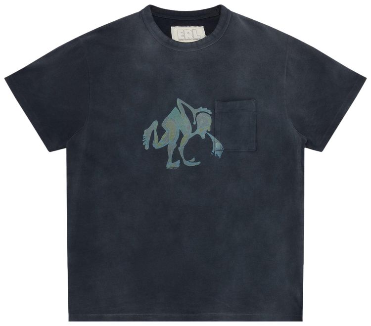 ERL Puke Tee Blue
