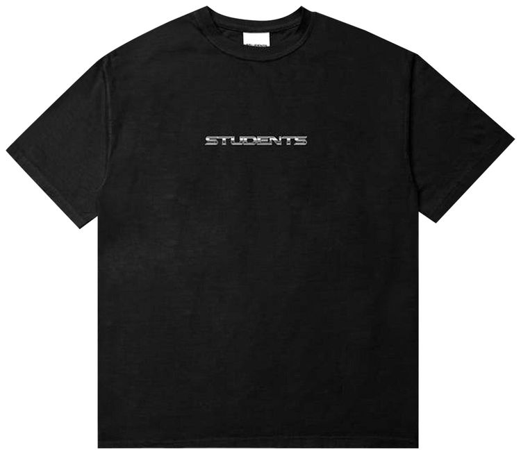 Students Solid Tee Black