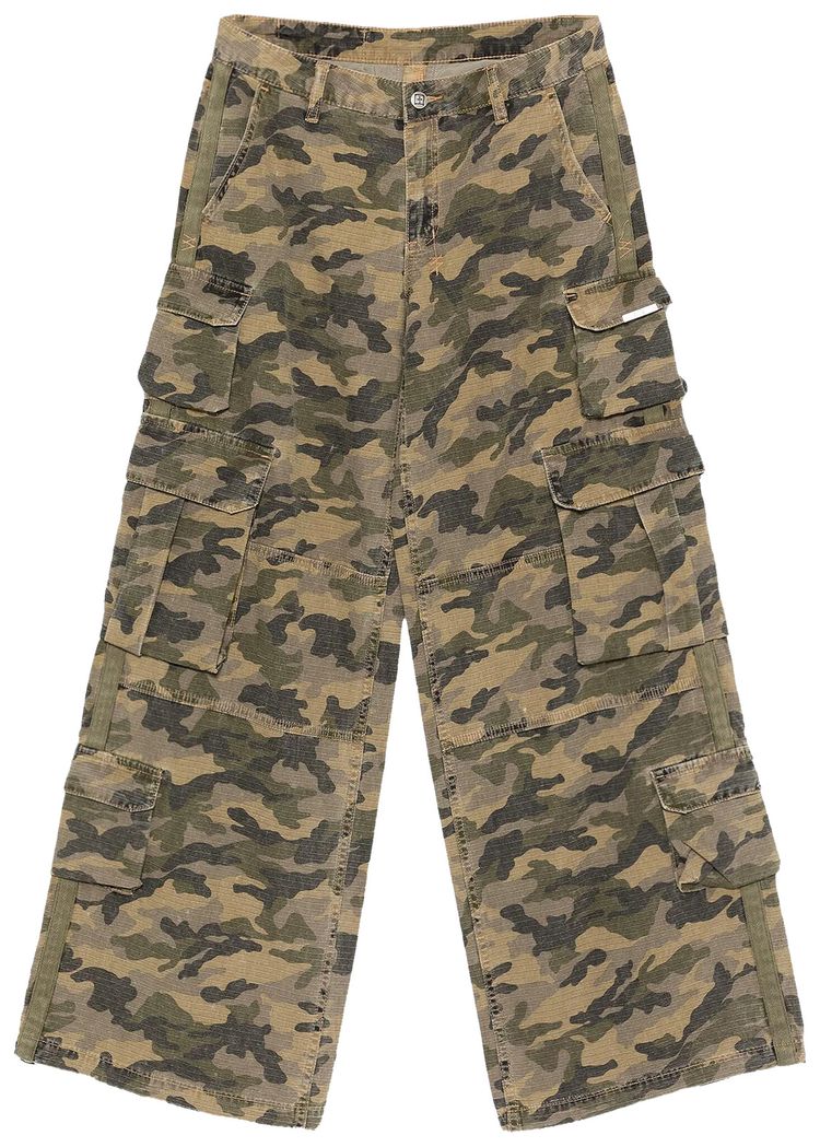 Ksubi Dropout Cargo Pant Green Camo