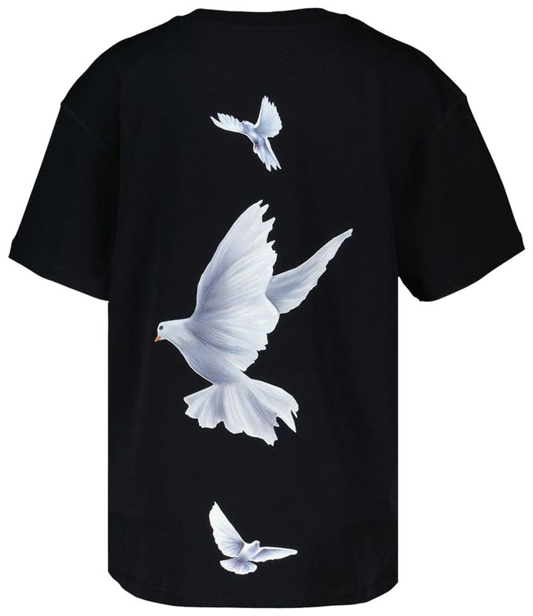 3PARADIS Freedom Doves Tee Jersey Black